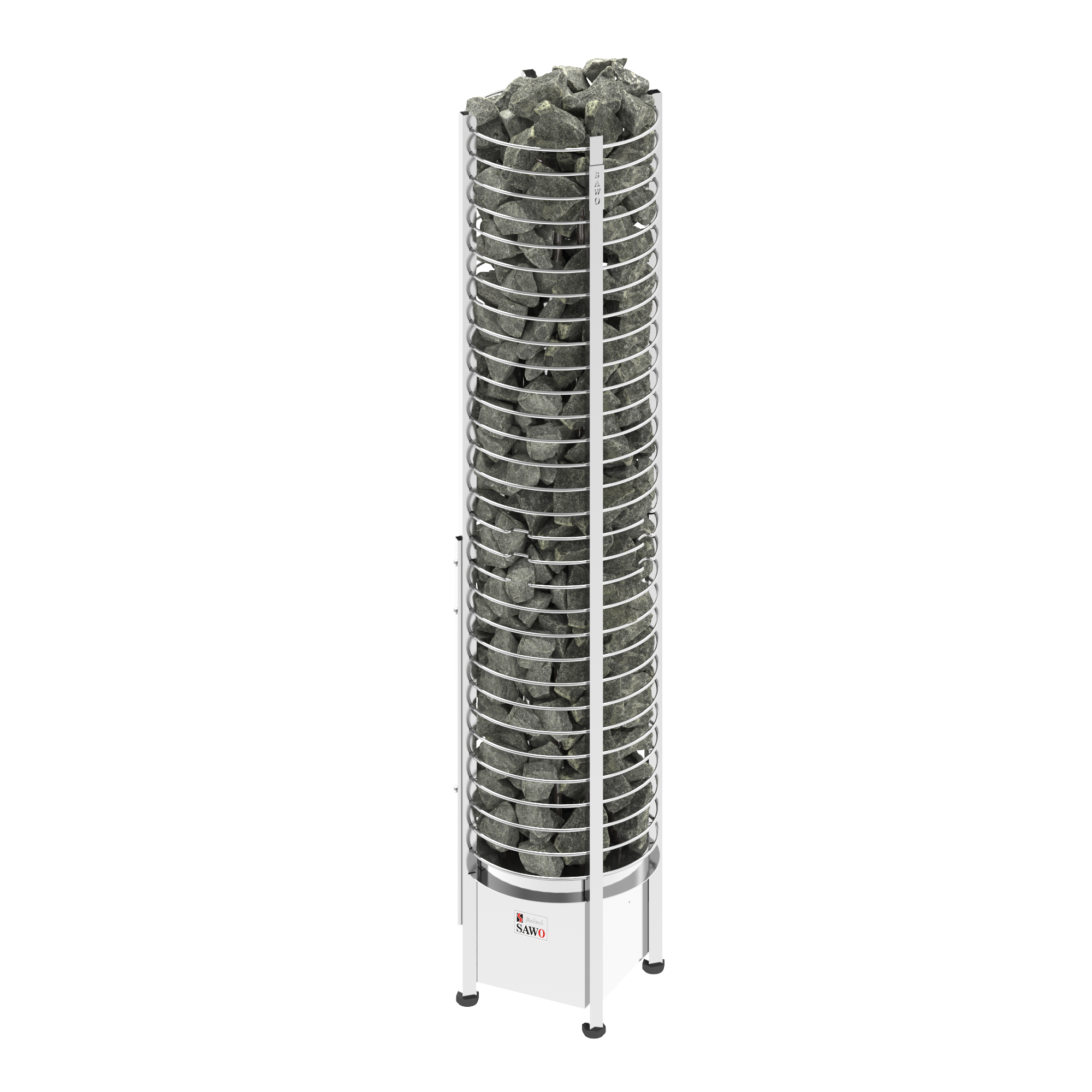 SAWO Электрическая печь TOWER вертикальная, круглая, 9 кВт, TH5-90NS-P , выносной пульт (пульт и блок мощности докупаются отдельно) 