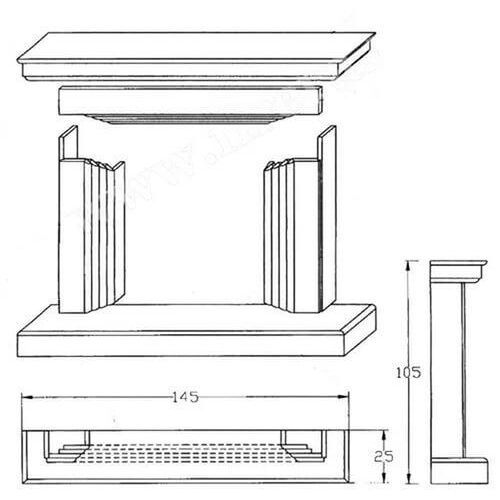 Портал из мрамора Crumar Gasset Blanco Statuario 