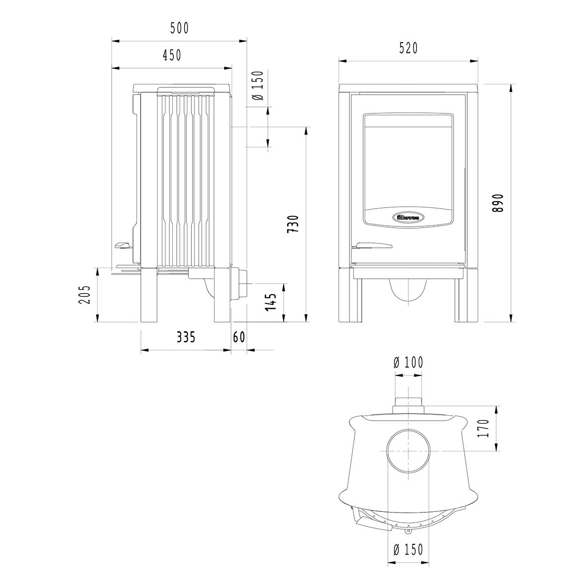 Печь Dovre Astro2/L 