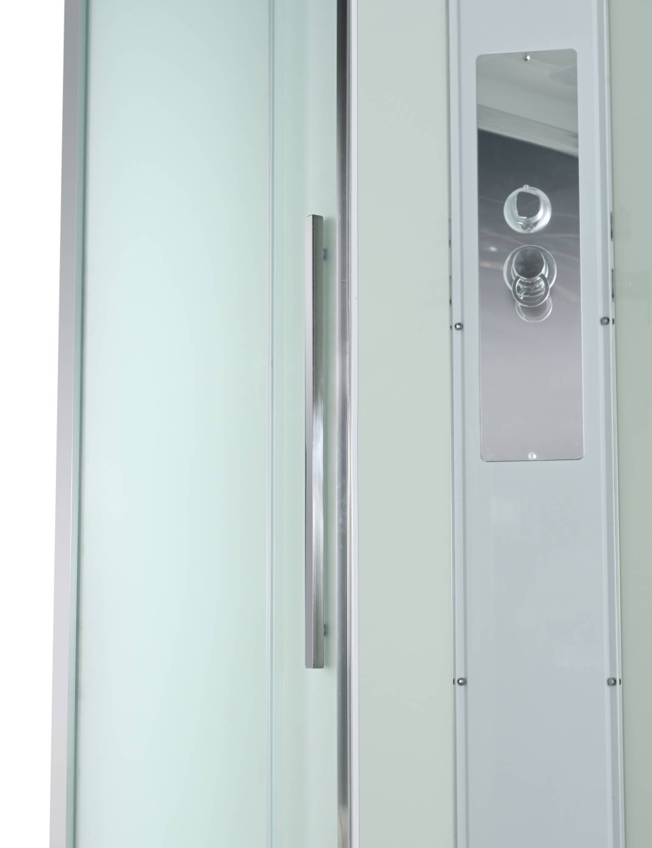 Душевая кабина Avacan KD2911N 78221, 110 х 90 см, без крыши, поддон низкий, стекло матовое, профиль хром 