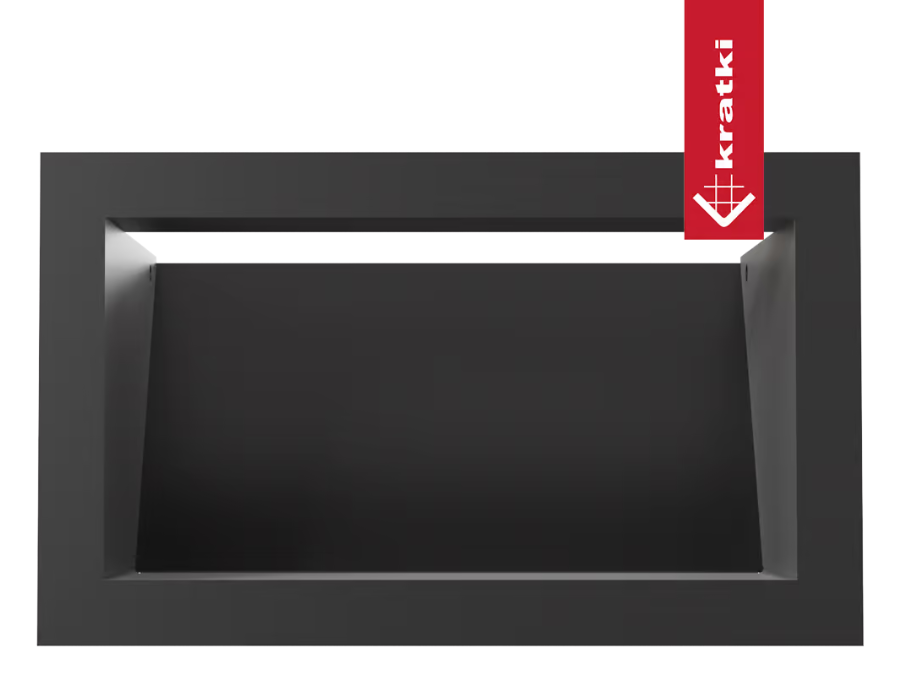 Решётка Kratki Luft 12x20 черная 