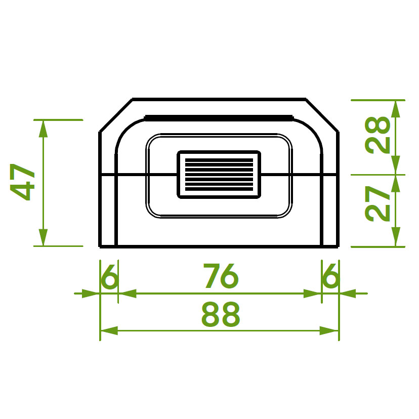 Каминная топка PATIO 78 R (Palazzetti) 