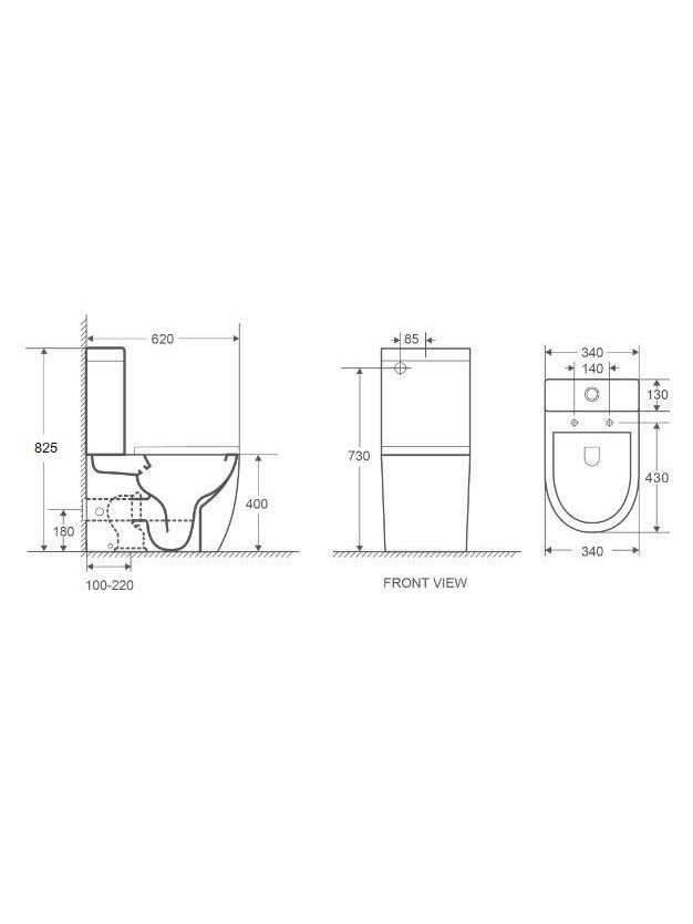 WW MERZBACH 011 GL-WT Унитаз компакт 