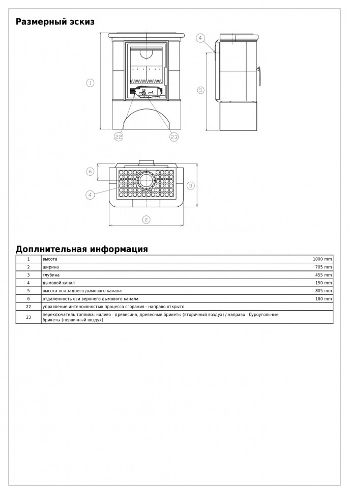 Печь ABX BAVARIA K белый цоколь 