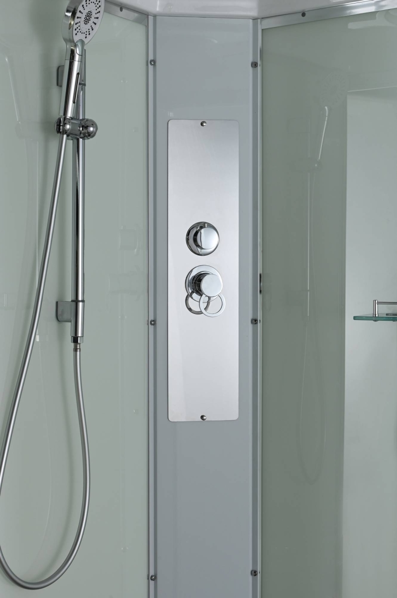 Душевая кабина Avacan KD2911 78220, 110 х 90 см, с крышей, поддон низкий, стекло матовое, профиль хром 