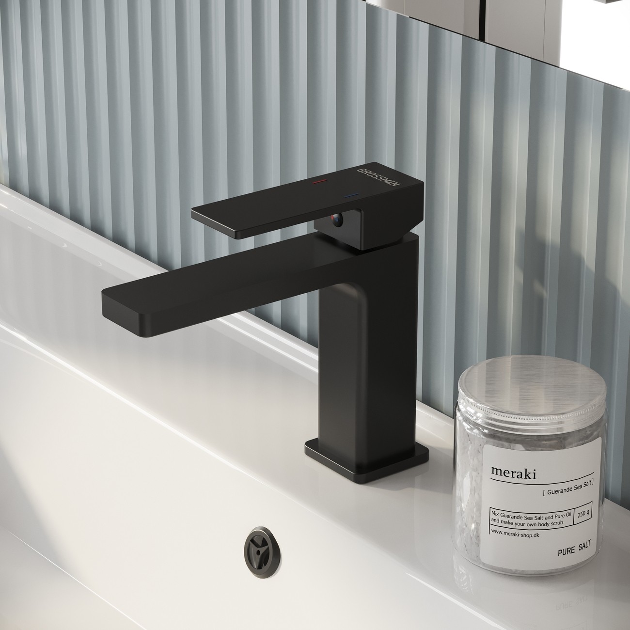 Смеситель для раковины Grossman Style 510.K35.05.210 черный матовый,1 место 