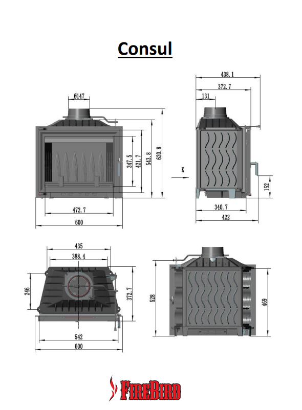 Топка Consul 12 кВт 