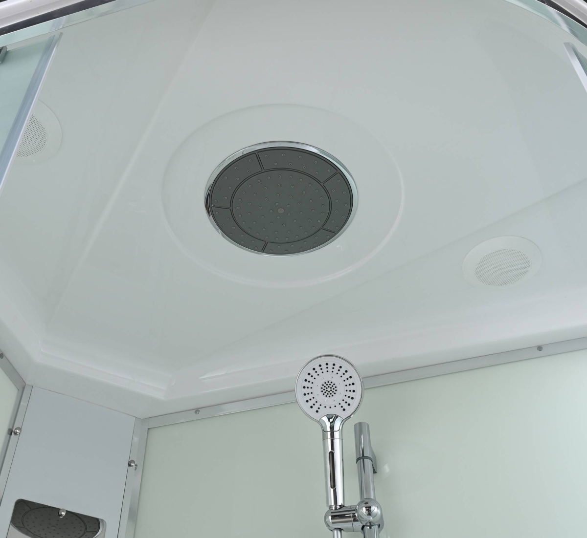 Душевая кабина AvaCan EM5812LT/EM5812RT 78199/78193, 120 x 80 см, с крышей, поддон высокий, левая/правая, стекло прозрачное, профиль хром 