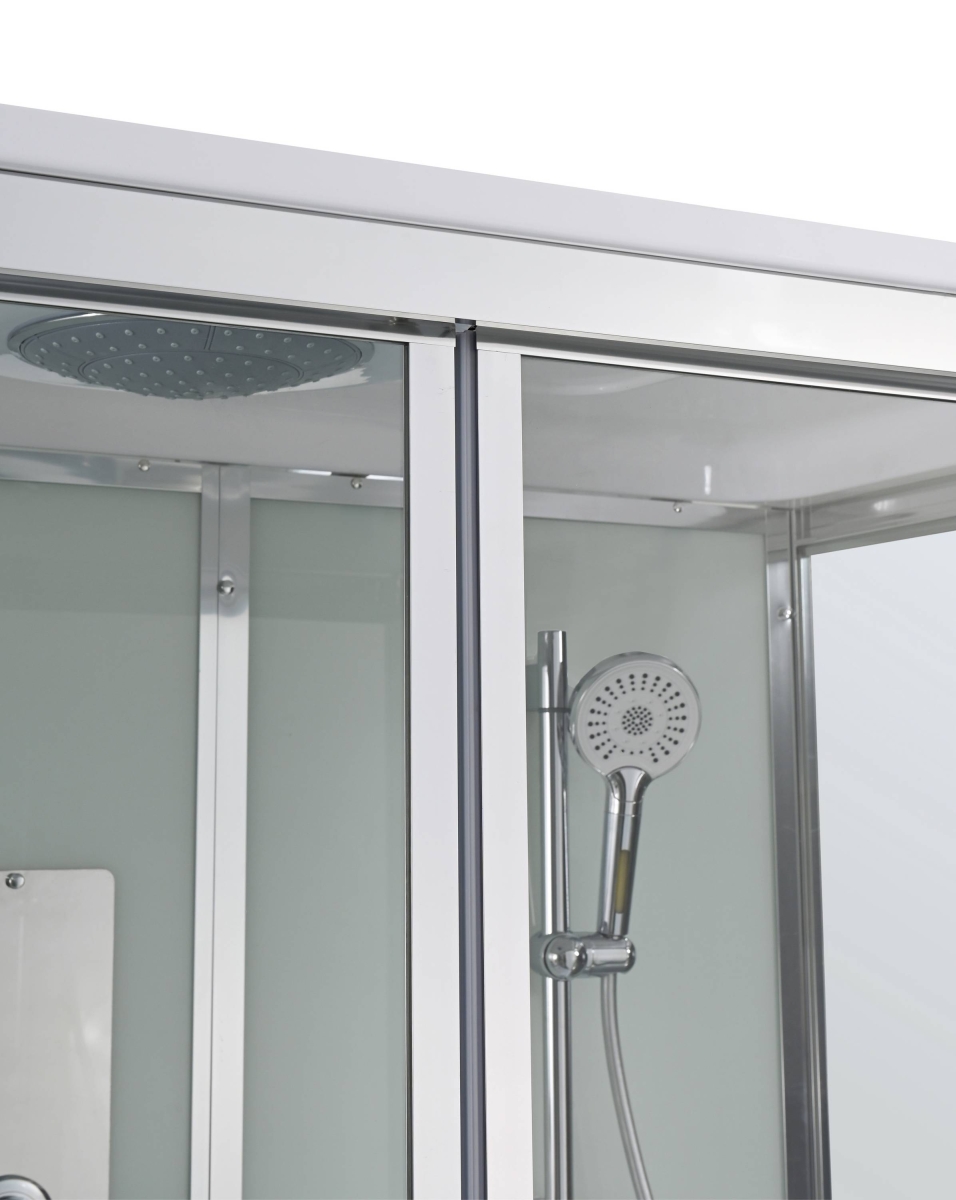 Душевой бокс AvaCan V5015 78255, 150 x 85 см, с крышей, поддон высокий, стекло прозрачное, профиль хром 
