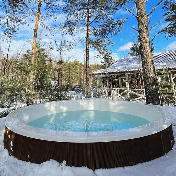 Купель COMFORT 160 COLD (термососна графит) 