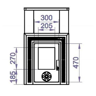 Печь для бани ASP 25F (K-Sauna) 