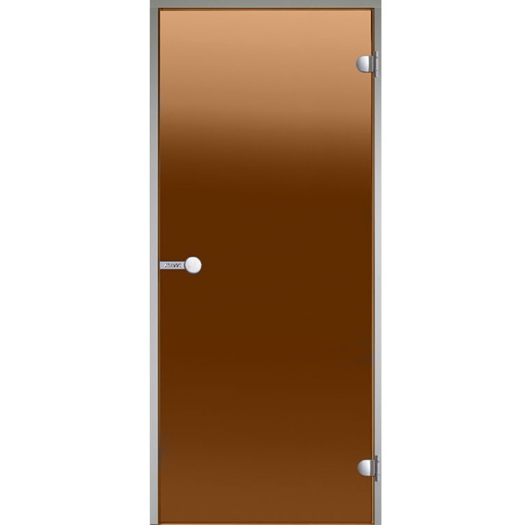 HARVIA Двери стеклянные 9/21 коробка алюминий, стекло бронза, арт. DA92101 