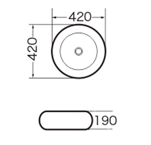 Раковина Grossman Cosmo GR-3010 (420х420х190) белая,1 место 