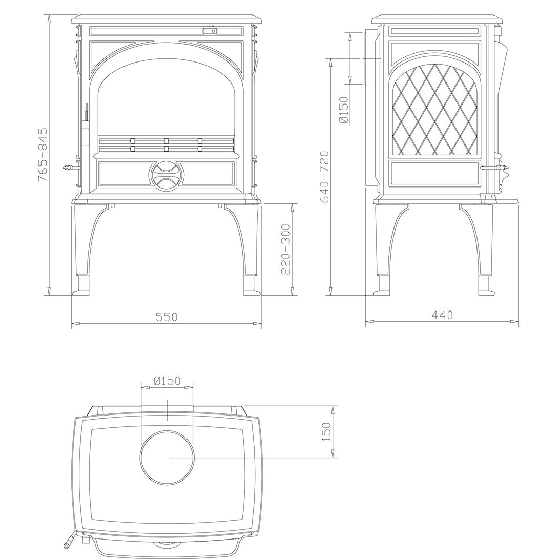 Печь Dovre 425GM 