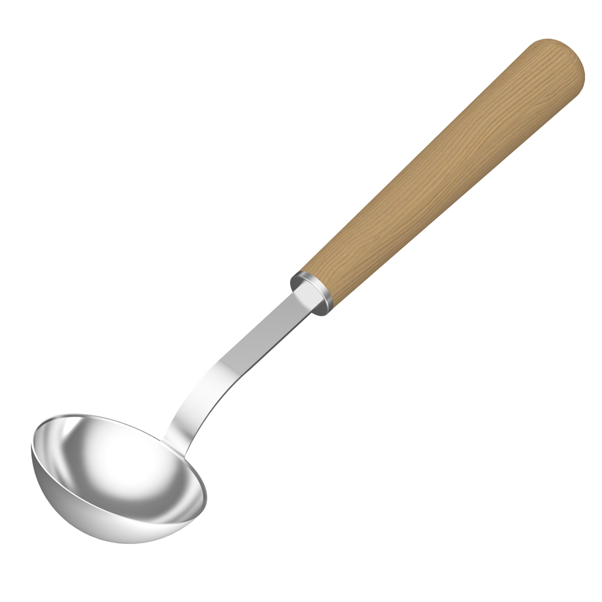 SAWO Черпак из нерж. с дерев. ручкой, 442-МD (D100) 237 ml 