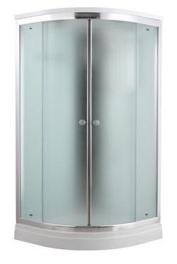 Душевая кабина Timo Comfort T-8809F Fabric Glass, стекло матовое, 90 x 90 см 