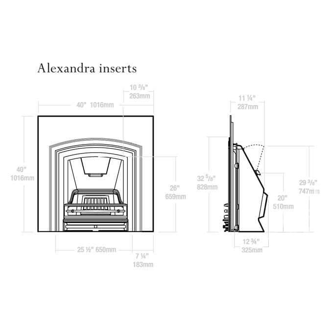Каминная топка STOVAX Alexandra Insert 