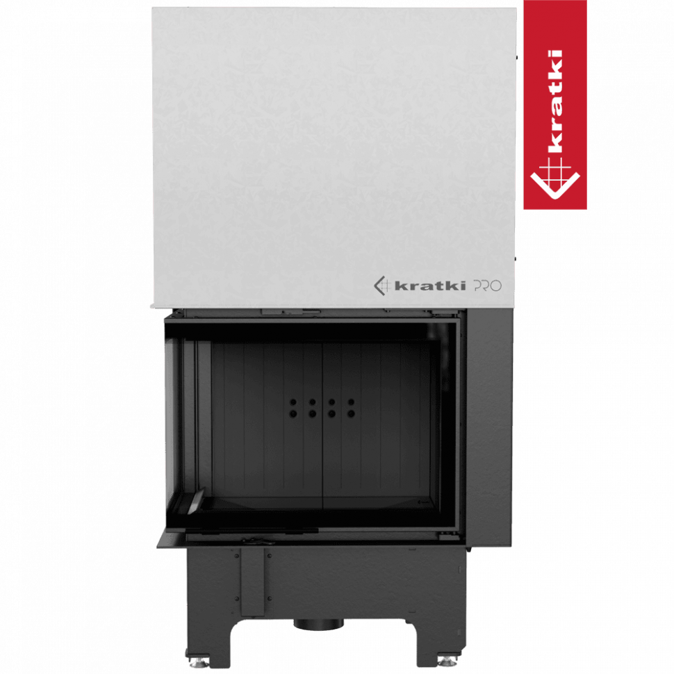Топка Kratki PRO VNL/700/480 угловое стекло слева, гильотина 