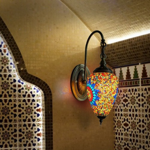 Бра Султана мозаичное в восточном стиле IP 44 220V 