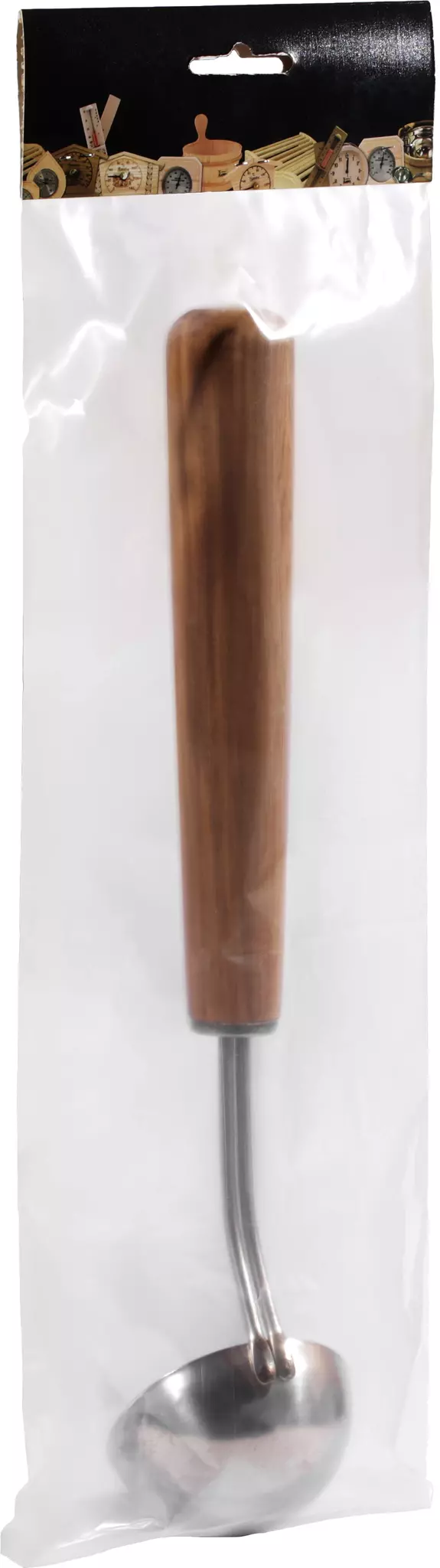 SAWO Черпак из нерж. с дерев. ручкой, 441-МD (D85) 118 ml 
