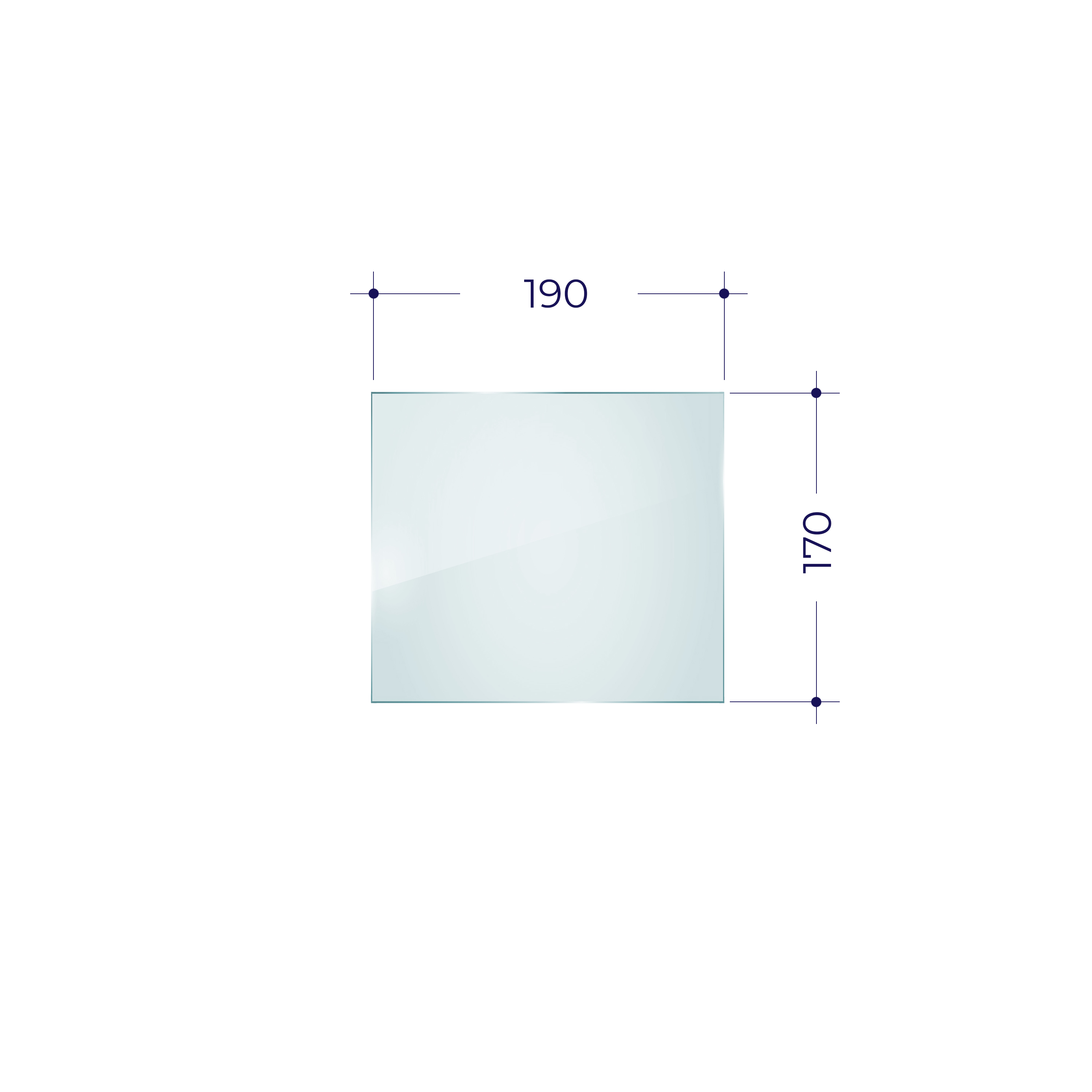 Стекло Везувий ДТ-3С (0,190*0,170) 