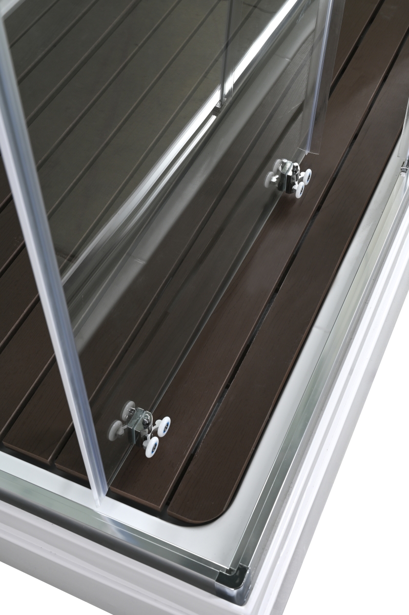 Душевая кабина Avacan K2090 78274, 90 х 90 см, с крышей, поддон низкий, стекло прозрачное, профиль хром 