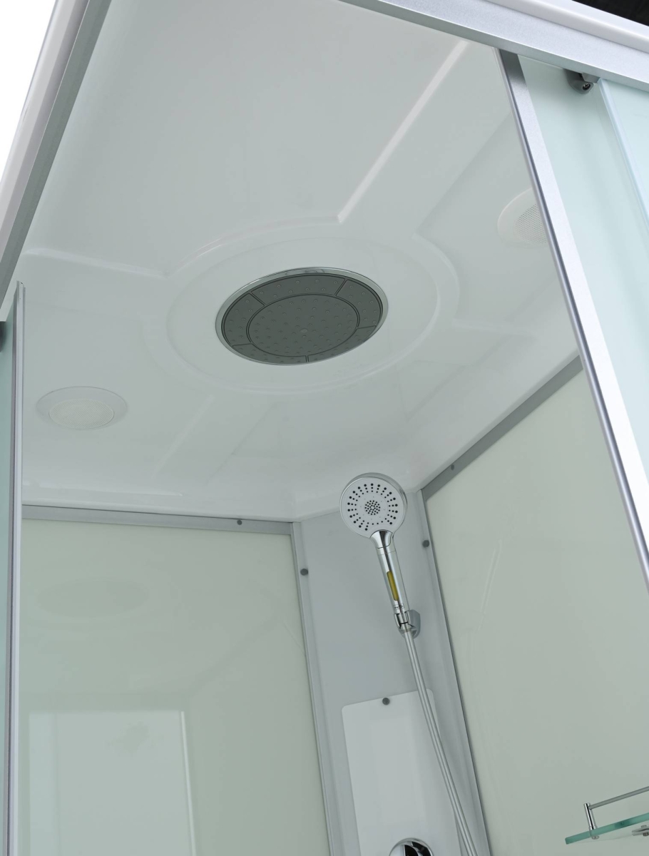 Душевая кабина Avacan CK2911 78349, 110 х 90 см, с крышей, поддон низкий, стекло матовое, профиль хром 