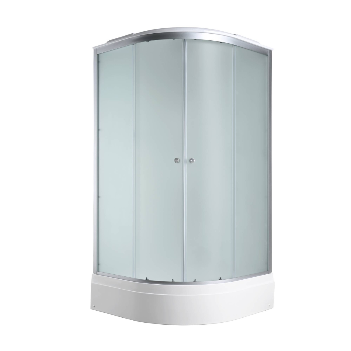 Душевая кабина AvaCan C3090 78310, 90 x 90 см, с крышей, поддон средний, стекло матовое, профиль хром 
