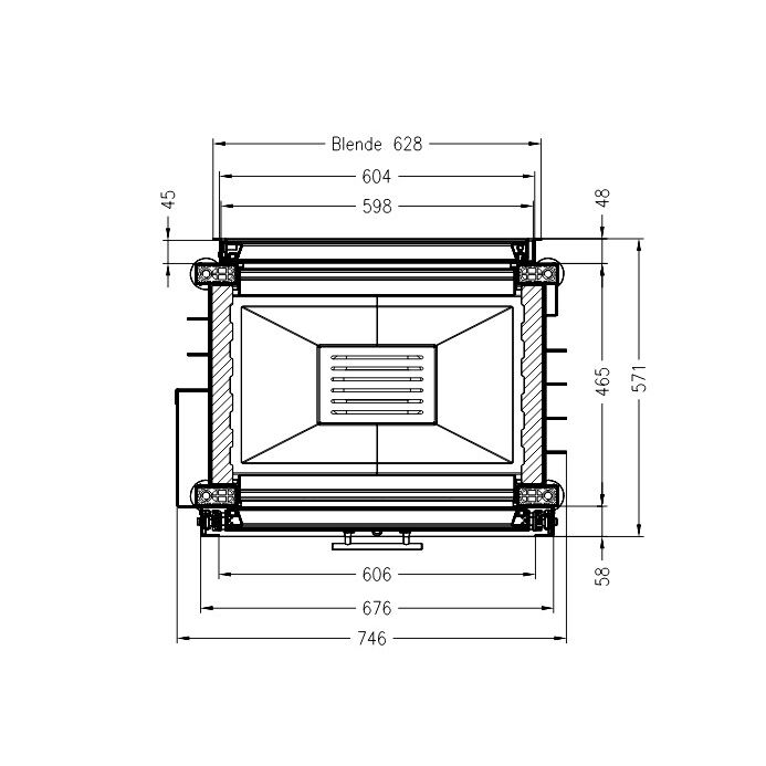 Каминная топка SPARTHERM Linear 4S Mini S-FDH 