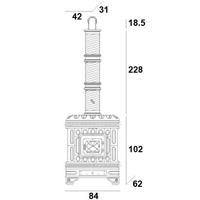 Печь CASTELLANA, L4 (Sergio Leoni) 