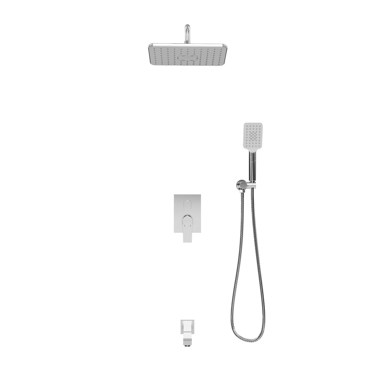 Душевая система скрытого монтажа Grossman Classic 501.K35.04.100 хром глянцевый,1 место 