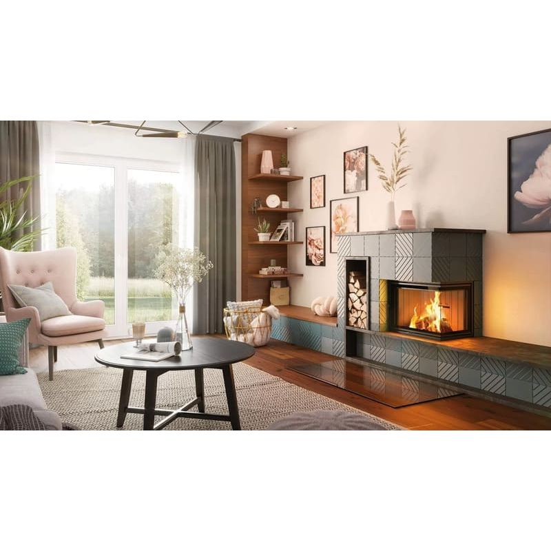 Каминная топка SPARTHERM Varia 2R-62 чёрный шамот 