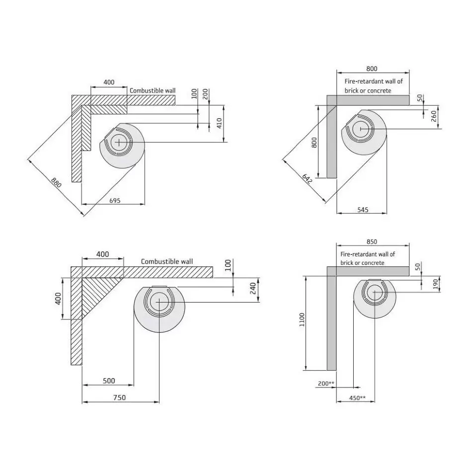 Печь камин Contura 596G:1 Style 