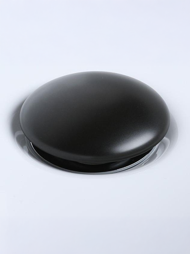 WeltWasser WW PP MT-BL Донный клапан для раковины. Черный матовый 