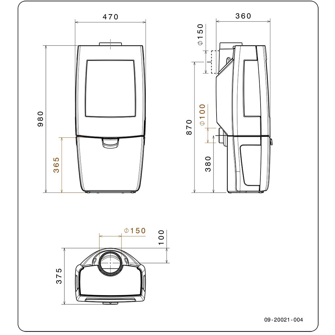 Печь Dovre Sense203 