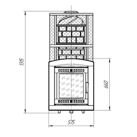 Печь банная Прометалл Атмосфера XXL сетка нержавеющая 
