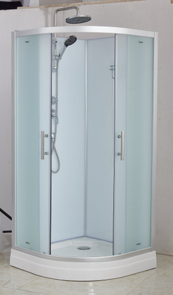 Душевая кабина Imwei XN-09FS, 90 x 90 см, средний поддон, стекла матовые, профиль серебристый 