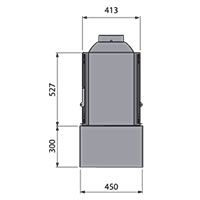 Печь LCI 5 GDF Table, двусторонняя (Liseo Castiron) 