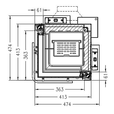 Каминная топка SPARTHERM Arte 2LRh-66 светлый шамот 
