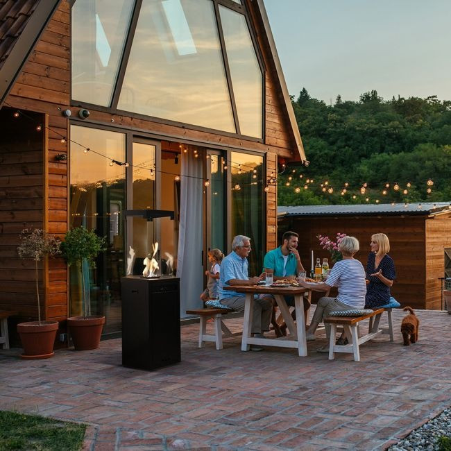 Нагреватель газовый PATIO/LIGHT, сталь, черный 