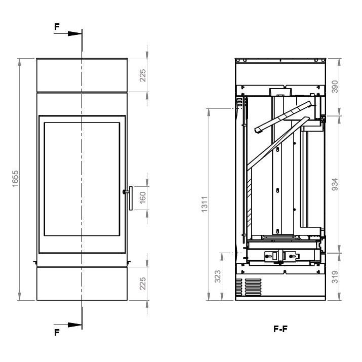 Печь камин EMBER София 552 XL+ 