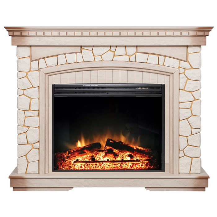 Портал Royal Flame Glasgow - слоновая кость, патина 