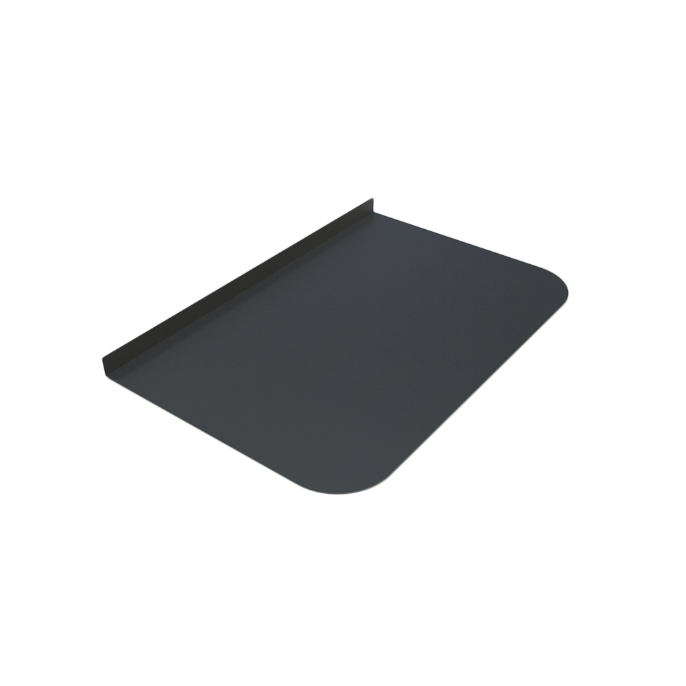 Лист предтопочный BLACK 600х400х0,5мм (R75) 