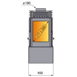 Печь LCI 9 G4 Stove (Liseo Castiron) 