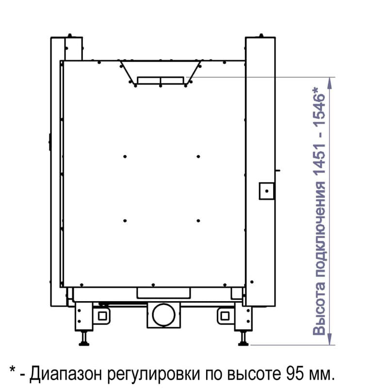Каминная топка STAV CFL 1000G 