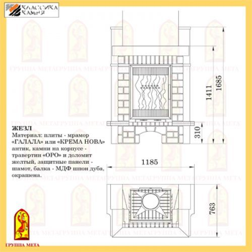 Облицовка Жезл 840 