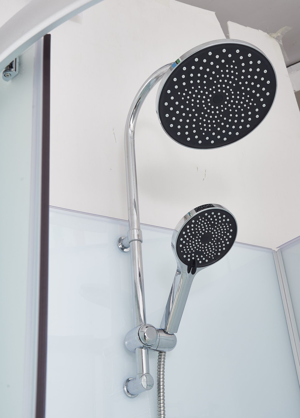 Душевая кабина Imwei XN-09FS, 90 x 90 см, средний поддон, стекла матовые, профиль серебристый 
