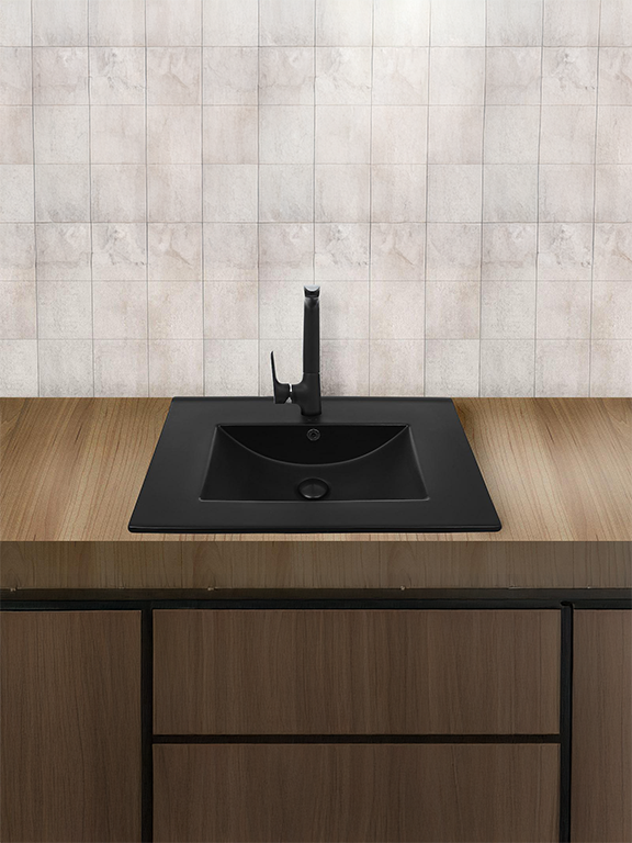 Врезные-столешницы WeltWasser WW SK DEILBACH 7506-75 MT-BL 