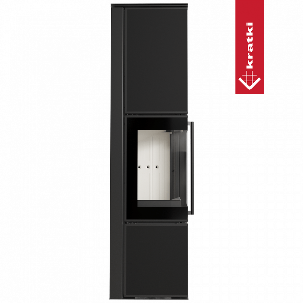 Печь Kratki PRO TORA/L 8 кВт Nero Assoluto 