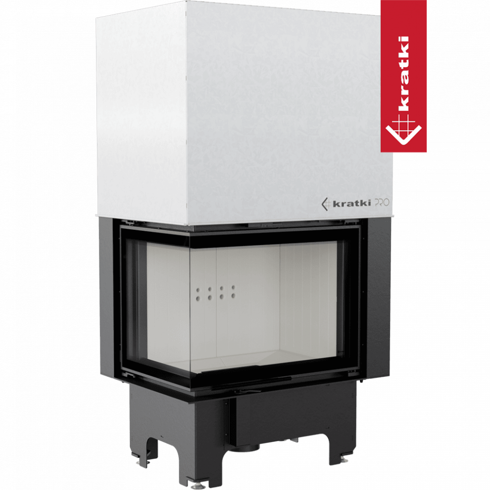 Топка Kratki PRO VNL/700/480 угловое стекло слева, гильотина 
